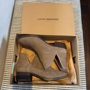 Lucky Brand Bashina Booties Women’s 8.5 Brindle